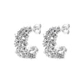 Coque de Nacre Créoles argent 1671210
