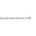 Coque de Nacre Chaîne maille figaro argent 733060