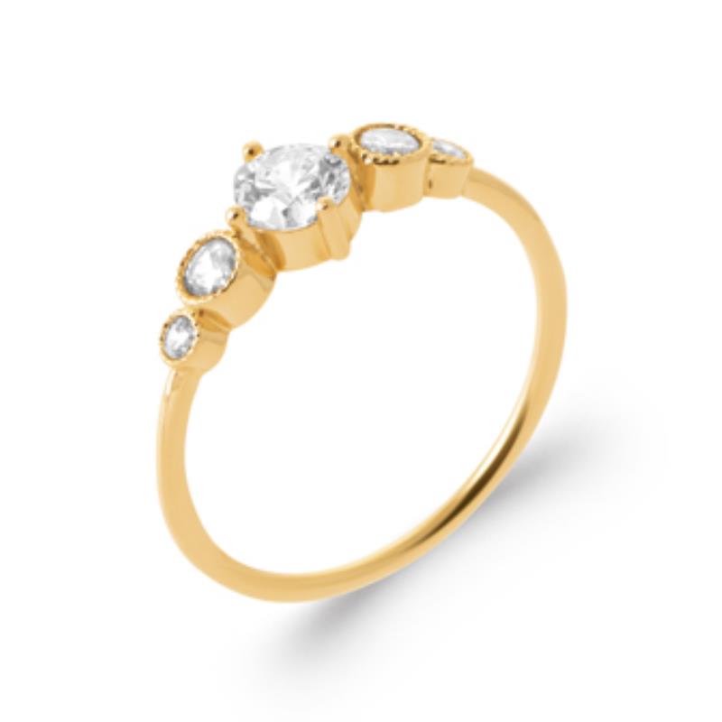 Coque de Nacre Bague plaqué or 2987210