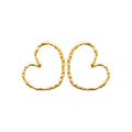 Coque de Nacre Boucles d'oreilles acier doré 3127909