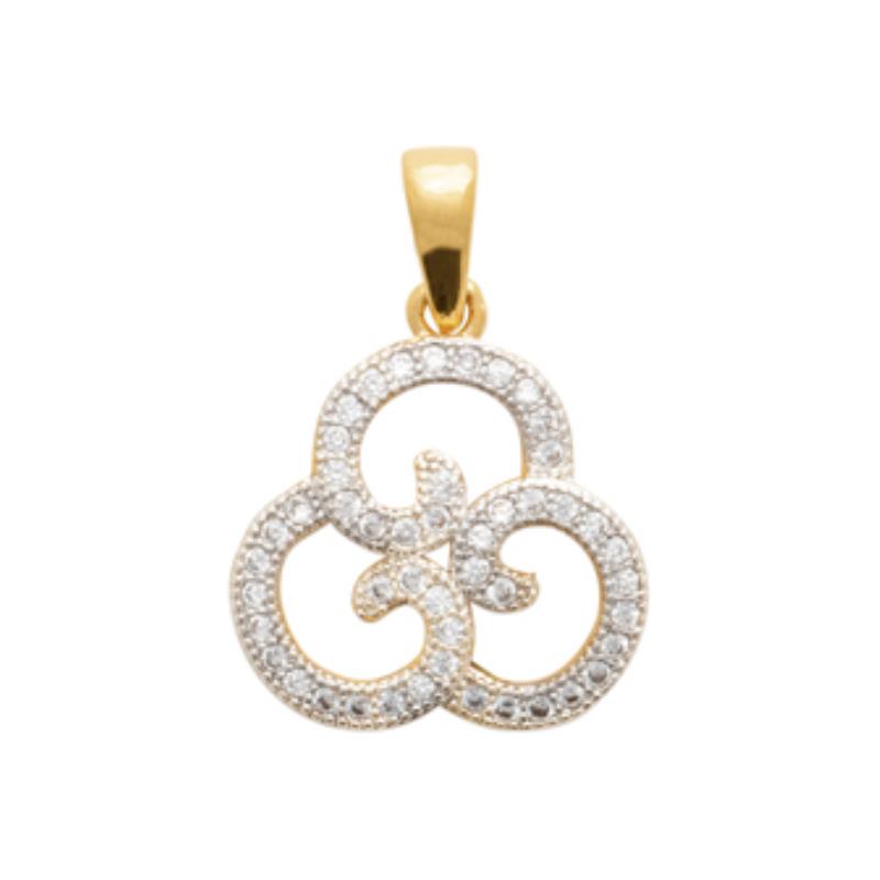 Coque de Nacre Pendentif plaqué or 2741211