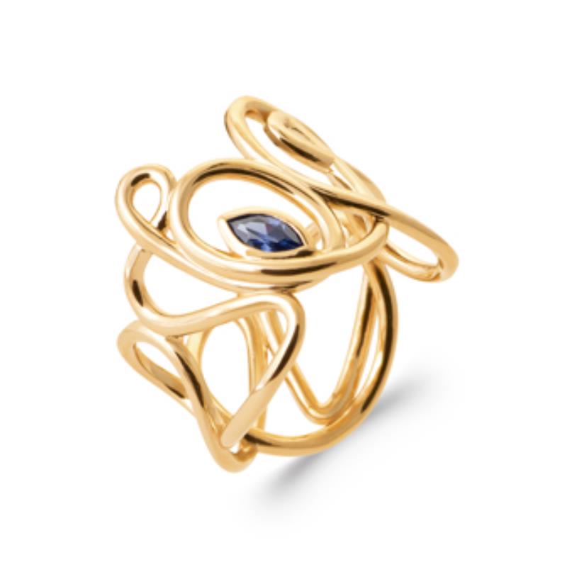Coque de Nacre Bague plaqué or 2997340