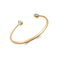 Coque de Nacre Bracelet jonc plaqué or 973685