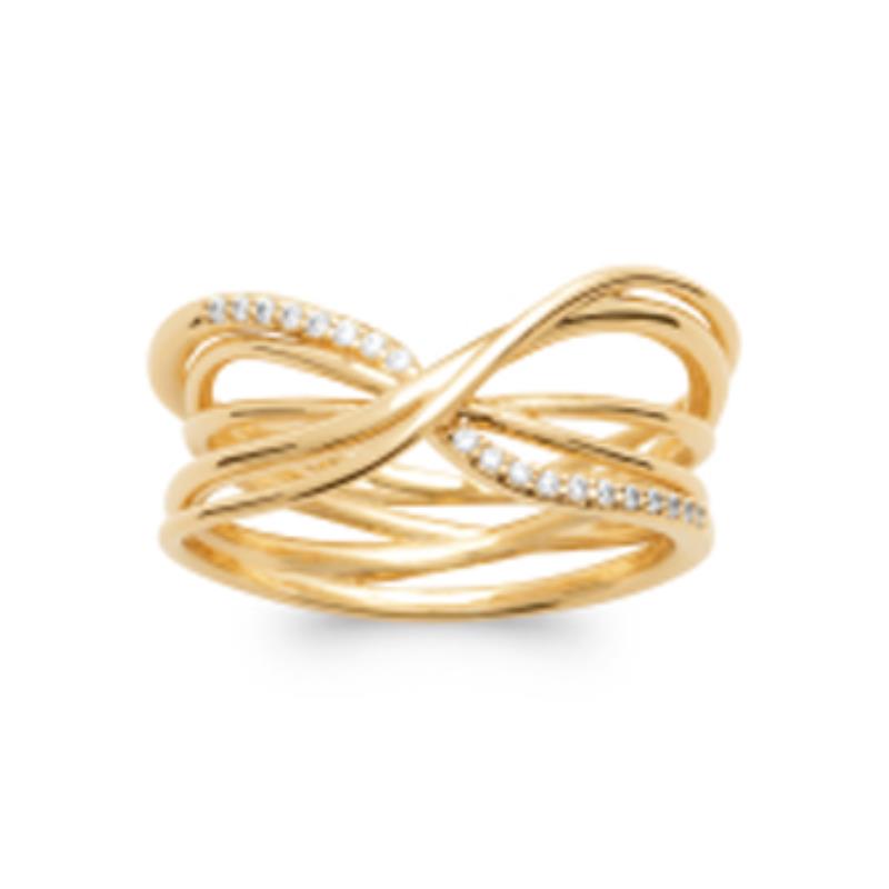 Coque de Nacre Bague plaqué or 2976310