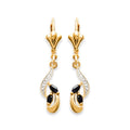 Coque de Nacre Boucles d'oreilles pendantes plaqué or 23530043