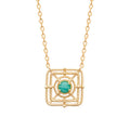 Coque de Nacre Collier plaqué or 973911