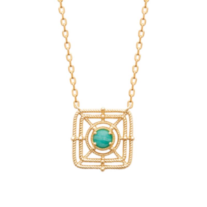 Coque de Nacre Collier plaqué or 973911