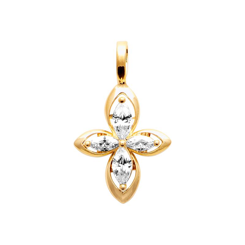 Coque de Nacre Pendentif plaqué or 2793610