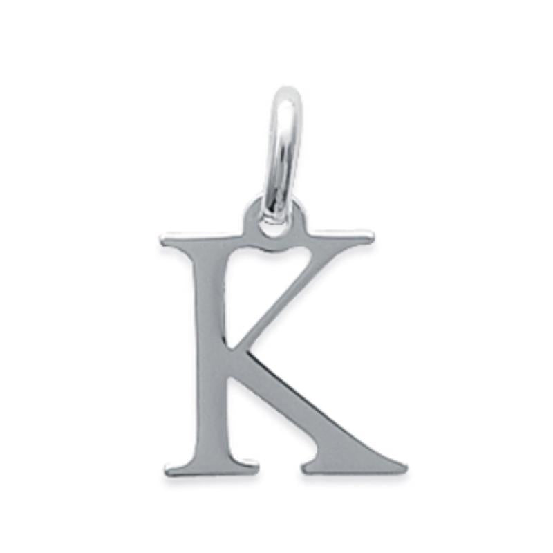 Coque de Nacre Pendentif initiale argent 78750011