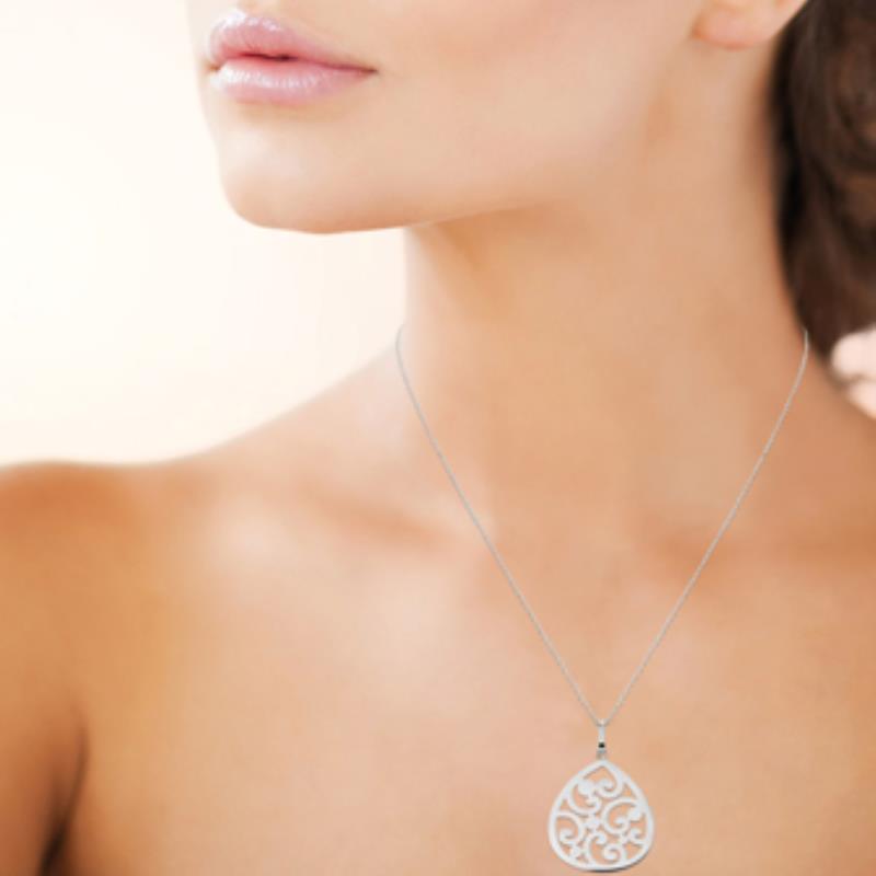 Coque de Nacre Collier acier 312140