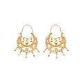 Coque de Nacre Boucles d'oreilles plaqué or 2367610