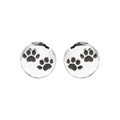 Coque de Nacre Puces d'oreilles argent 73040800
