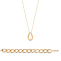 Coque de Nacre Collier plaqué or 921850