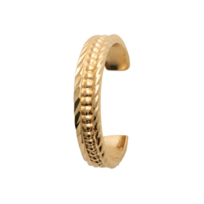 Coque de Nacre Bague d'oreille plaqué or 2593300