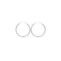 Coque de Nacre Créoles argent 702250