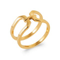 Coque de Nacre Bague plaqué or 2917600