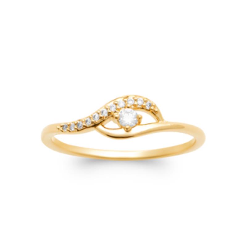 Coque de Nacre Bague plaqué or 2987010