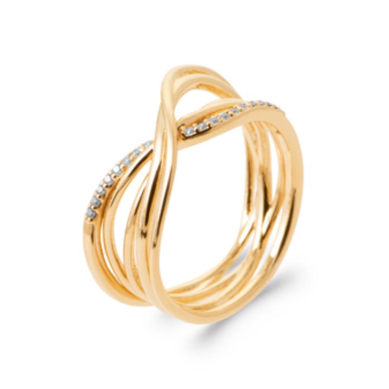 Coque de Nacre Bague plaqué or 2976310