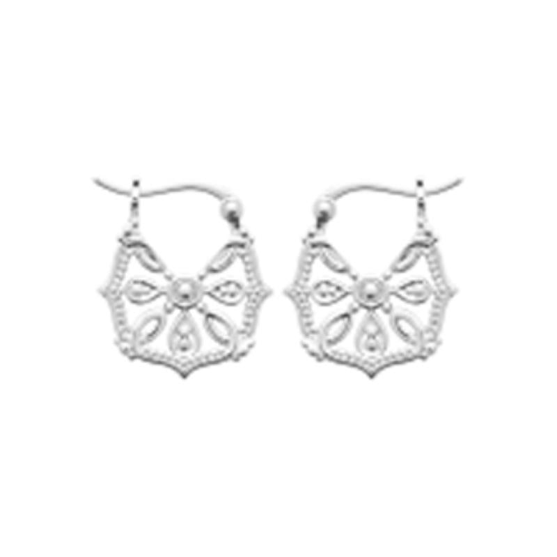 Coque de Nacre Créoles argent 7665300