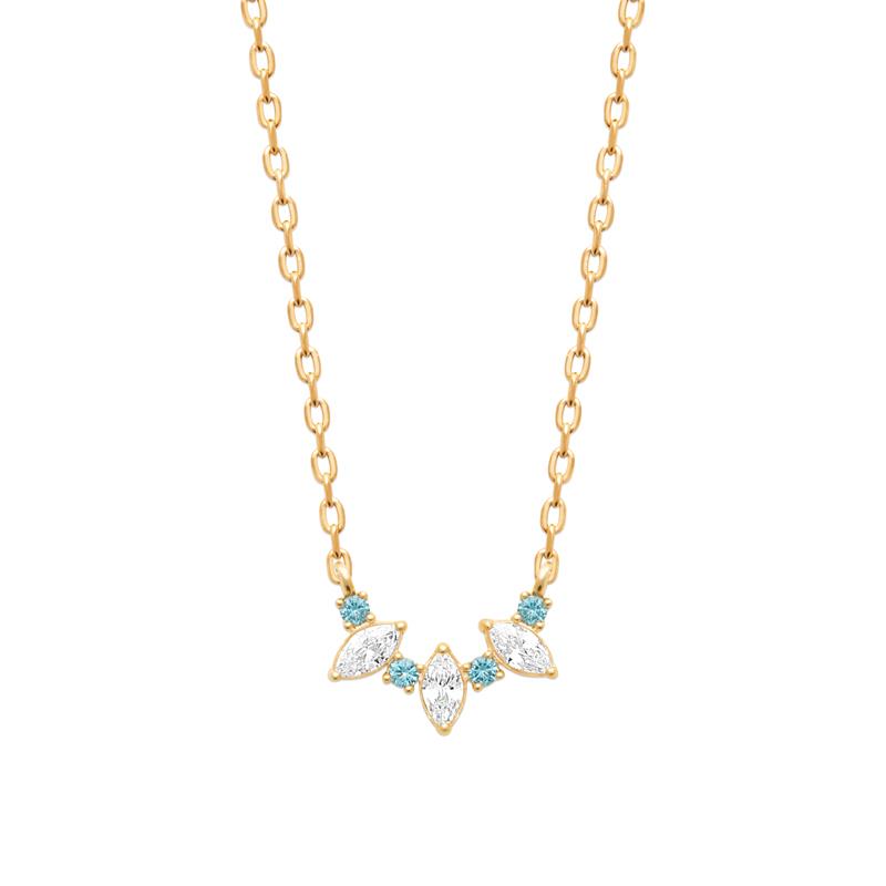 Coque de Nacre Collier plaqué or 974307