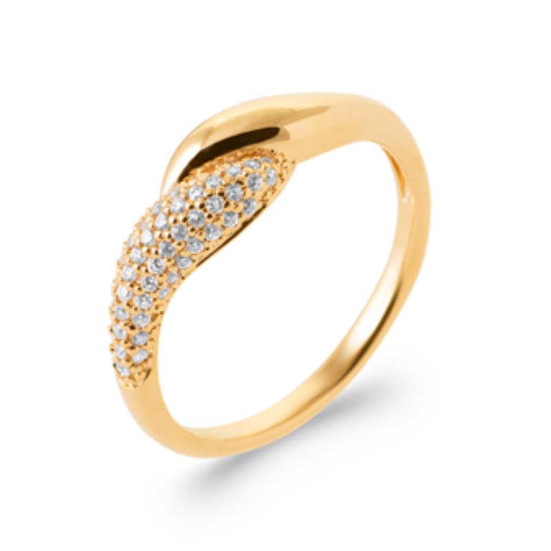 Coque de Nacre Bague plaqué or 2990510