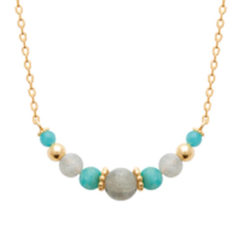 Coque de Nacre Collier plaqué or 974011