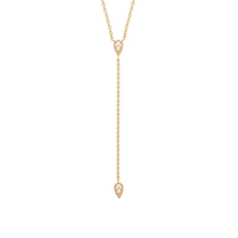 Coque de Nacre Collier plaqué or 973559