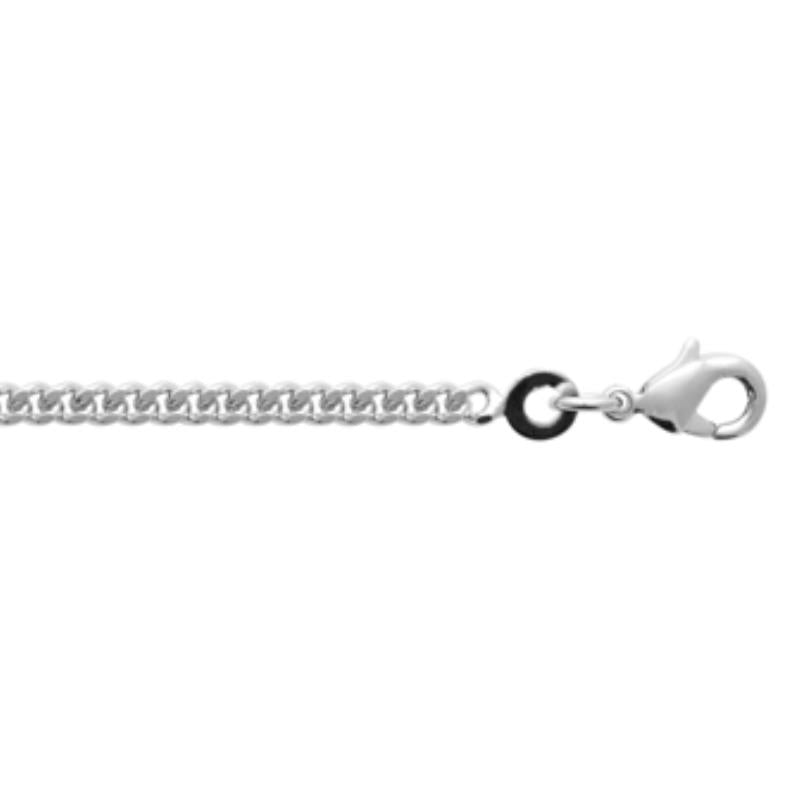 Coque de Nacre Chaîne maille gourmette argent 702070