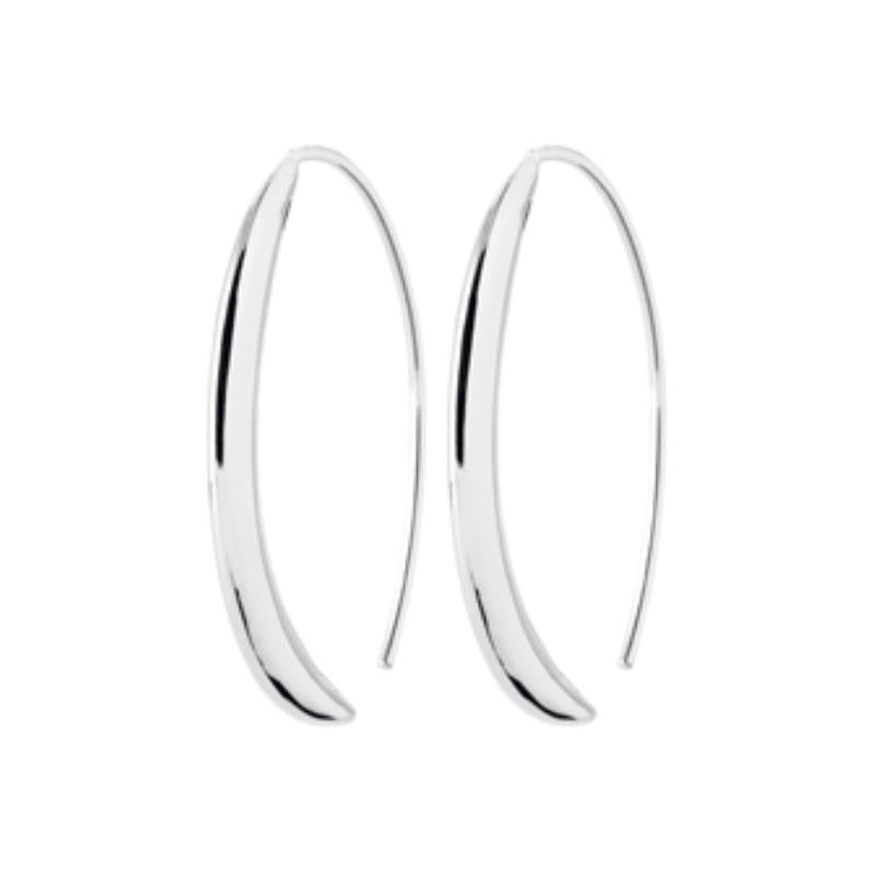 Coque de Nacre Créoles argent 7646400