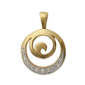 Coque de Nacre Pendentif plaqué or 2863811