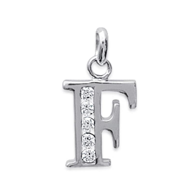 Coque de Nacre Pendentif initiale argent 18601106