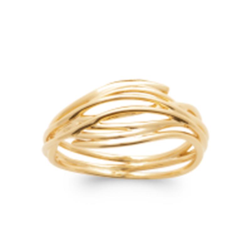 Coque de Nacre Bague plaqué or 2970900