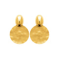 Coque de Nacre Boucles d'oreilles pendantes acier doré 3122209