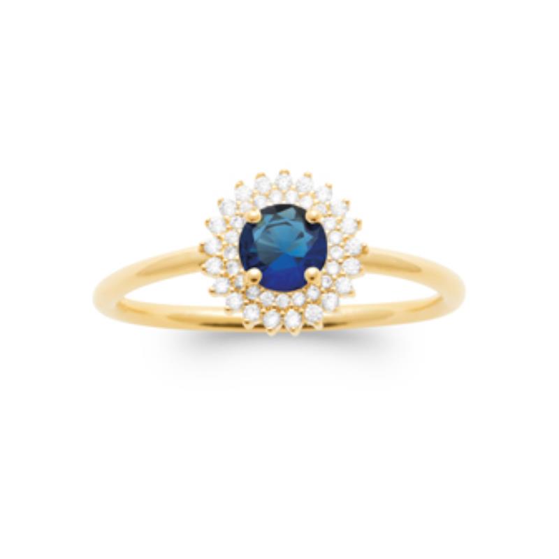 Coque de Nacre Bague solitaire plaqué or 2972740