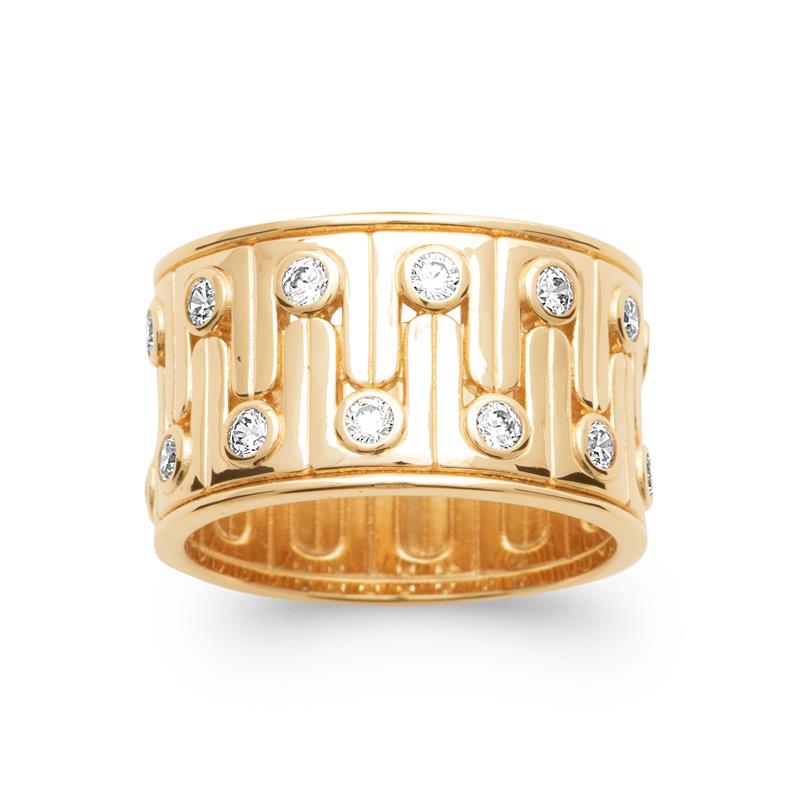 Coque de Nacre Bague plaqué or 20005710