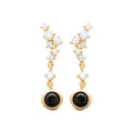 Coque de Nacre Puces d'oreilles plaqué or 23056407