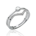 Coque de Nacre Bague argent 1241110