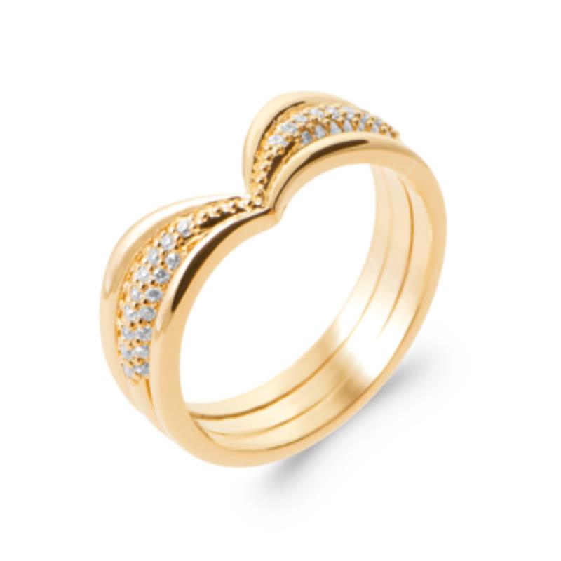 Coque de Nacre Bague plaqué or 2976710