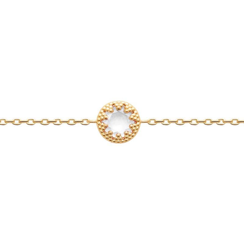 Coque de Nacre Bracelet plaqué or 974211