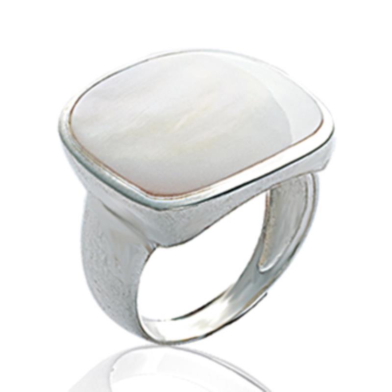 Coque de Nacre Bague argent 1045804
