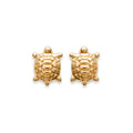 Coque de Nacre Puces d'oreilles plaqué or 249438