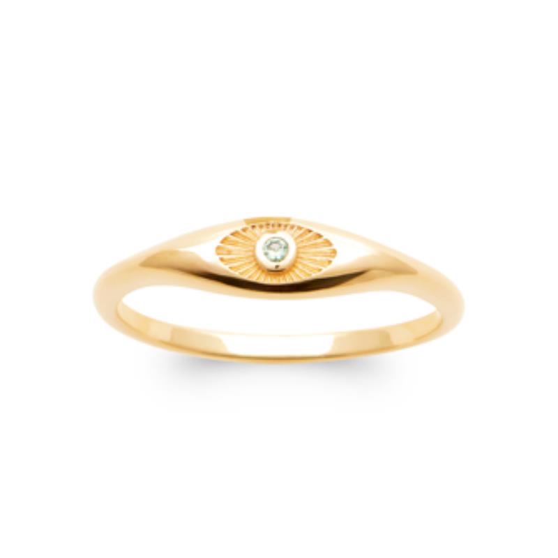 Coque de Nacre Bague plaqué or 20013150