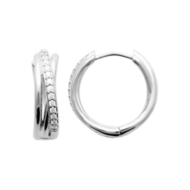 Coque de Nacre Créoles argent 1661310