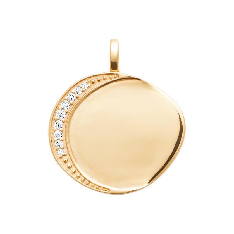 Coque de Nacre Médaille plaqué or 2782910