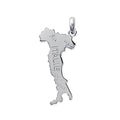 Coque de Nacre Pendentif carte argent 1845700