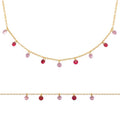 Coque de Nacre Collier plaqué or 973433