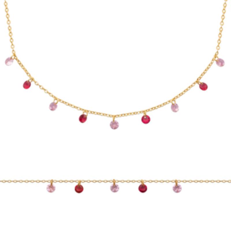 Coque de Nacre Collier plaqué or 973433