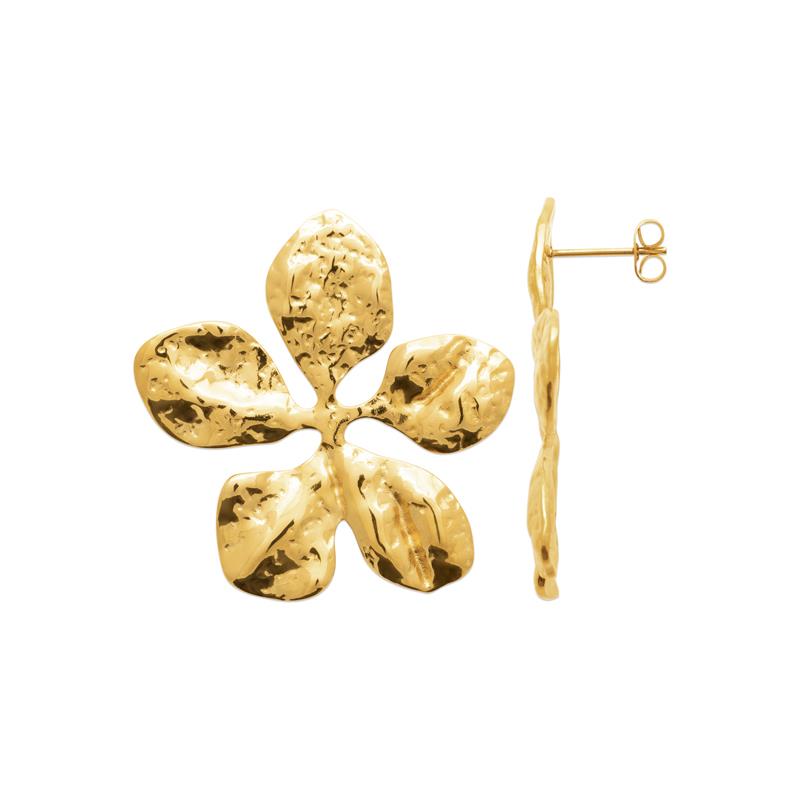 Izee Boucles d'oreilles pendantes acier doré 3118109