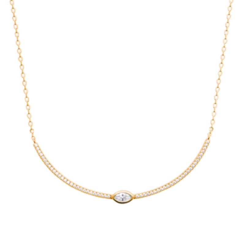 Coque de Nacre Collier plaqué or 973572
