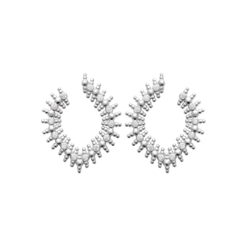 Coque de Nacre Boucles d'oreilles argent 13003610